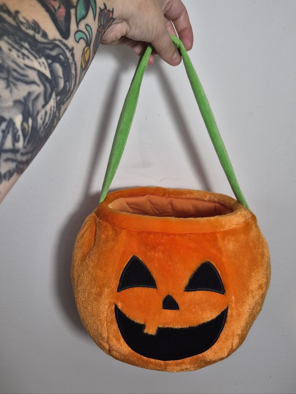 Plush Pumpkin Pail